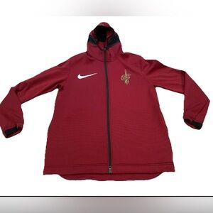 Nike Dri Fit full zip Cleveland Cavaliers hoodie size large